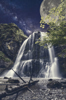 poster-print-full-moon-at-the-waterfall