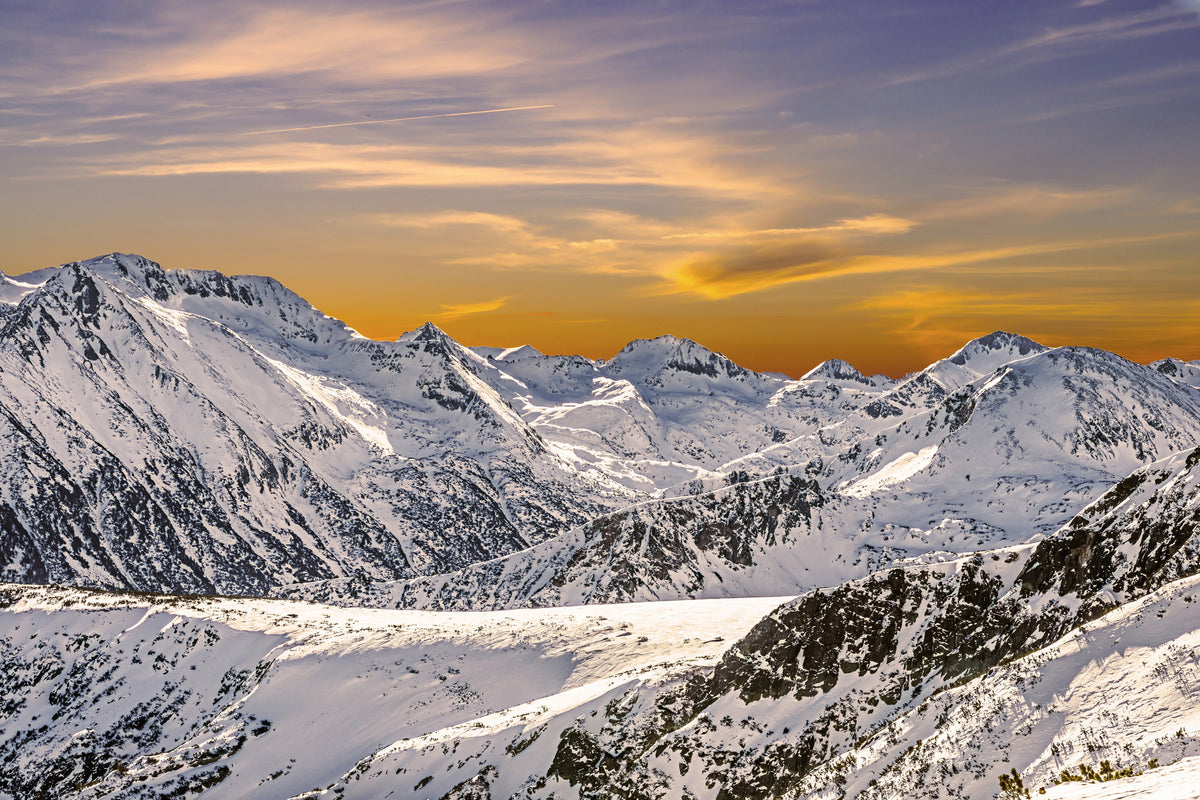 modern-3-piece-aluminium-print-sunset-in-the-mountains