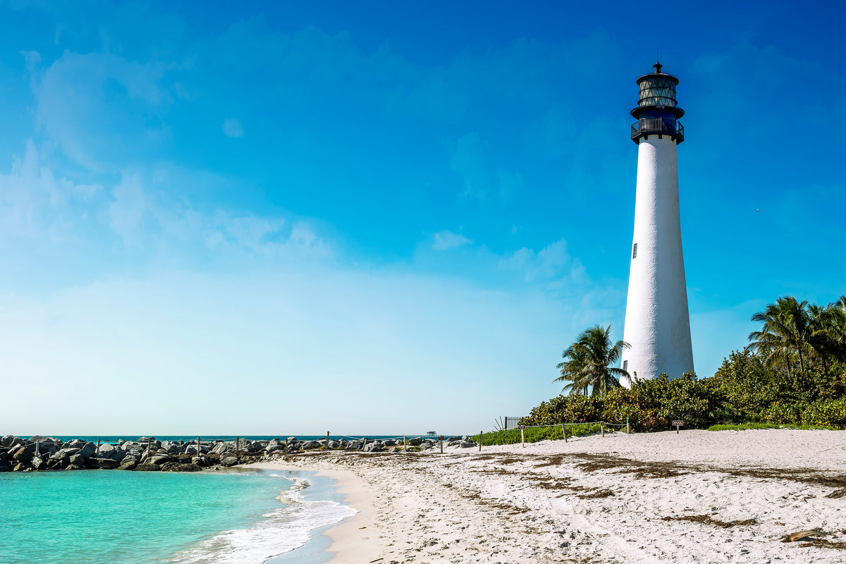 3-piece-aluminium-print-cape-florida-ligthhouse