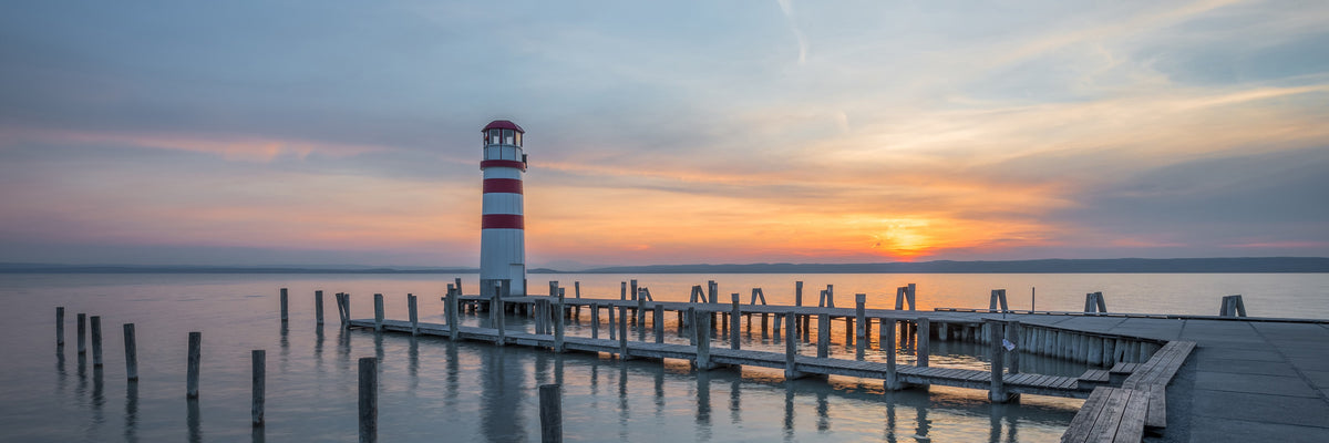panoramic-3-piece-aluminium-print-lighthouse-in-the-sunset-panorama