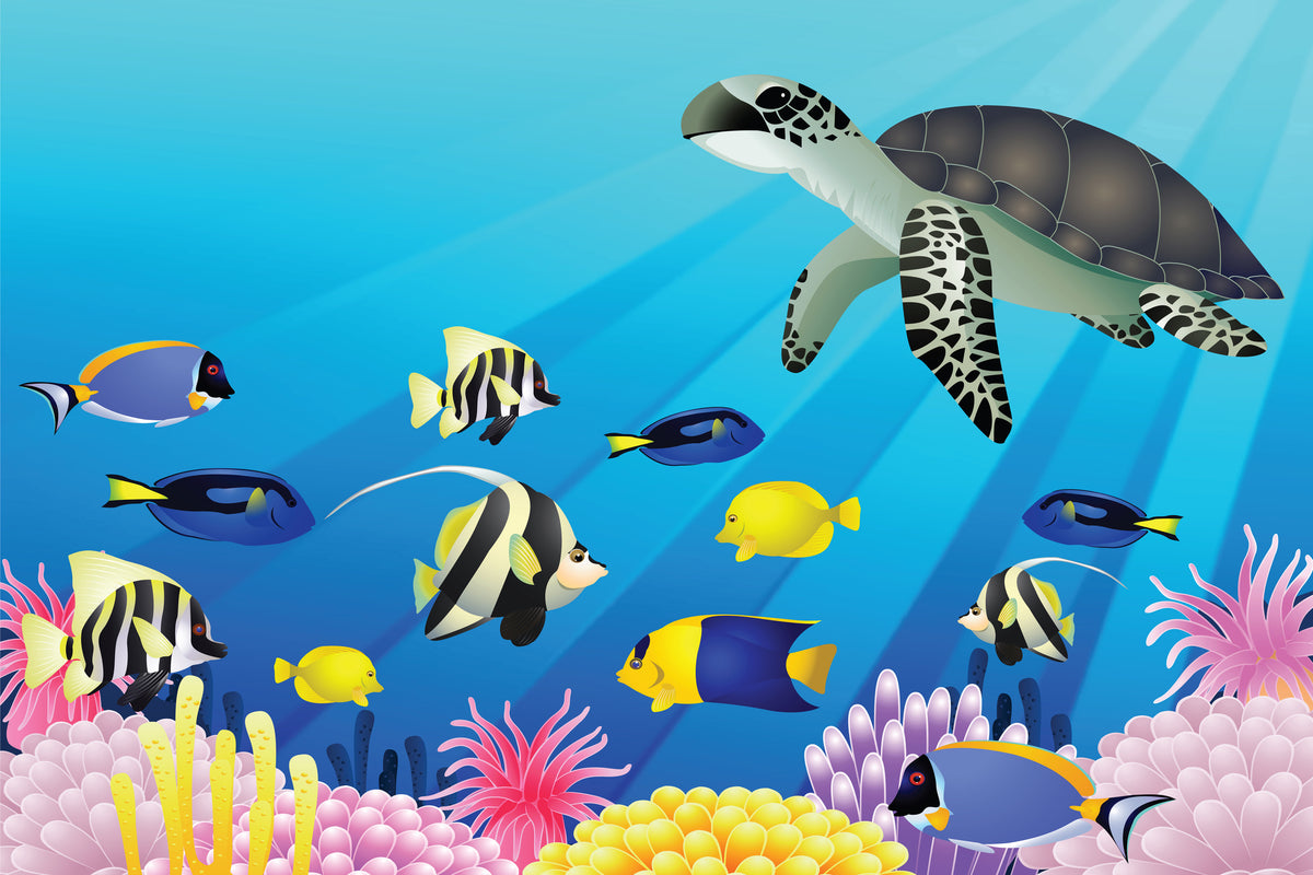 modern-3-piece-canvas-print-childrens-underwater-world