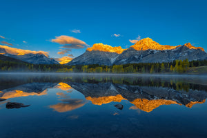 3-piece-canvas-print-a-perfect-morning-in-canadian-rockies