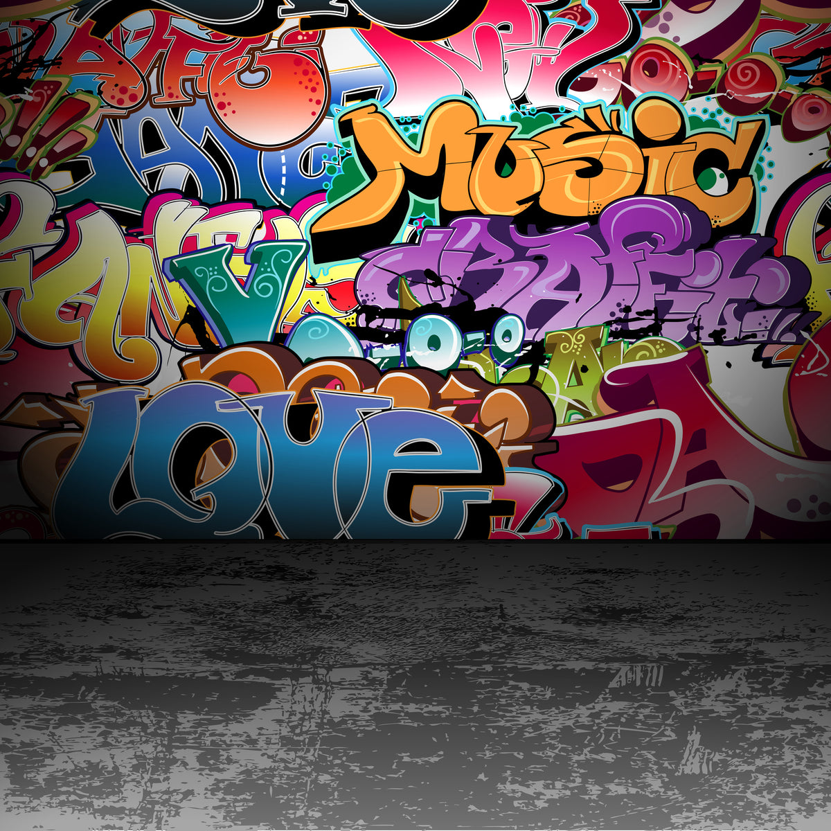 acrylic-print-graffiti-writing