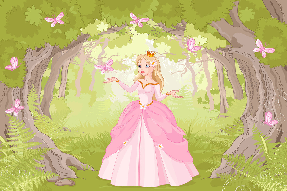 3-piece-aluminium-print-princess-in-the-wood