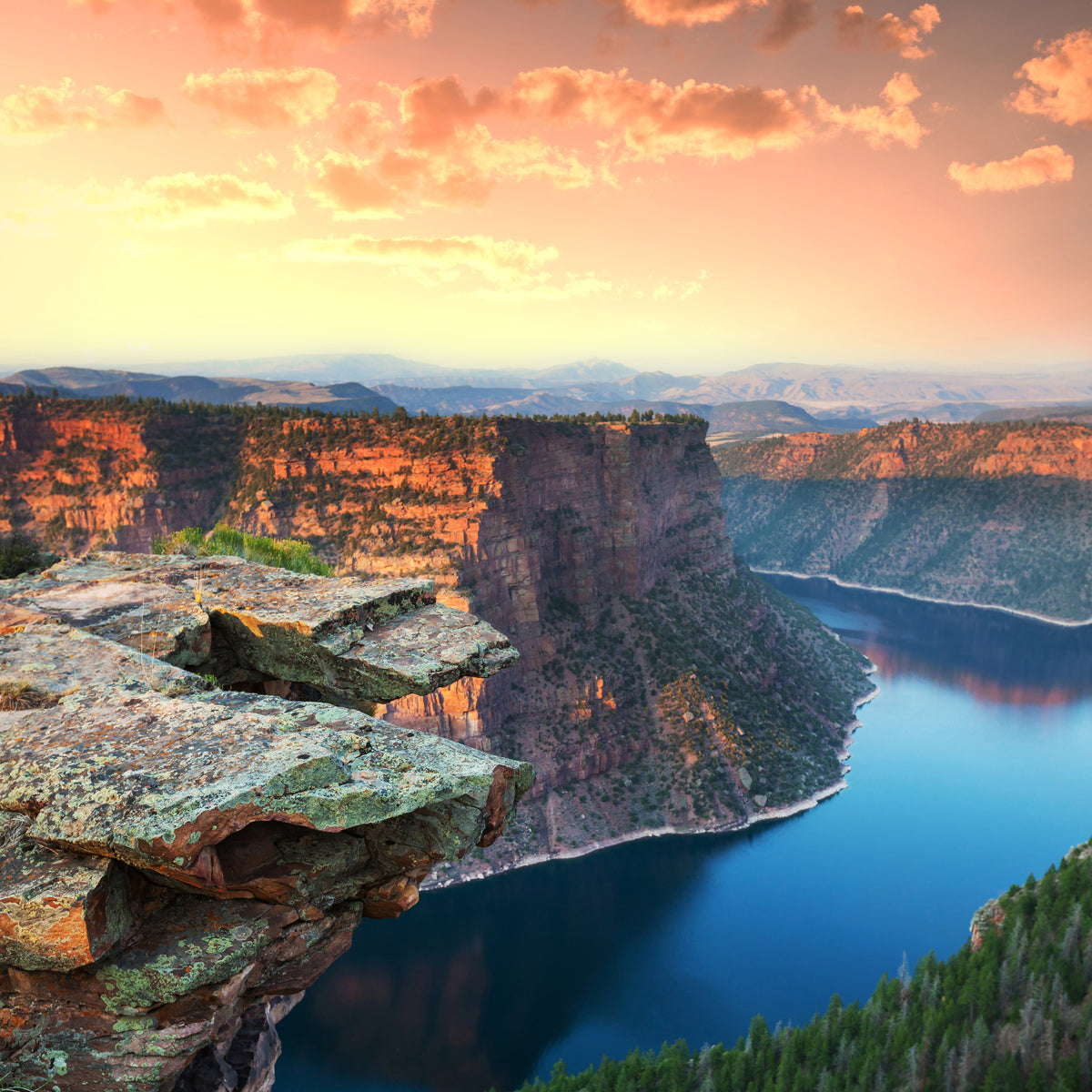 aluminium-print-sunset-rocky-mountains