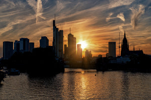 3-piece-aluminium-print-sunset-on-the-skyline