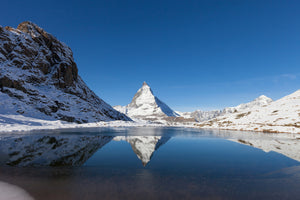 acrylic-print-the-riffelsee-on-matterhorn