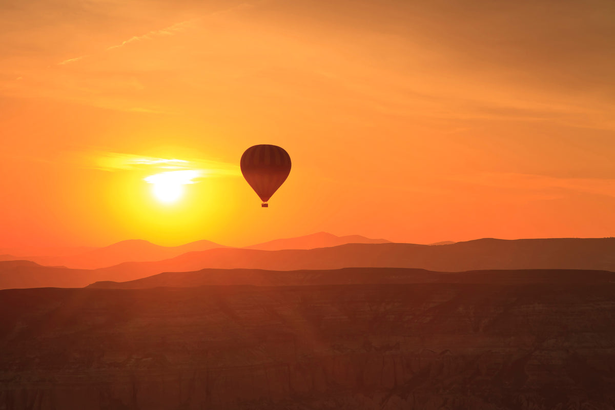 3-piece-acrylic-print-hot-air-balloon-at-sunset
