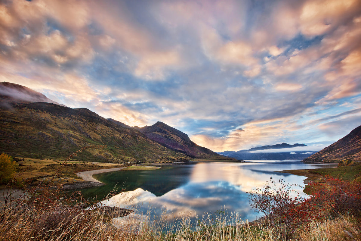 modern-3-piece-aluminium-print-morning-delight-at-lake-hawea