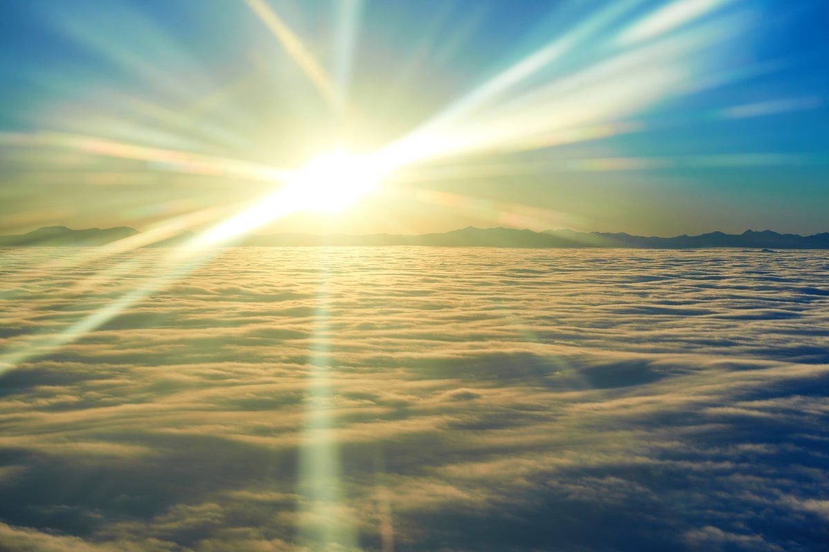 modern-3-piece-aluminium-print-sunrise-above-the-clouds