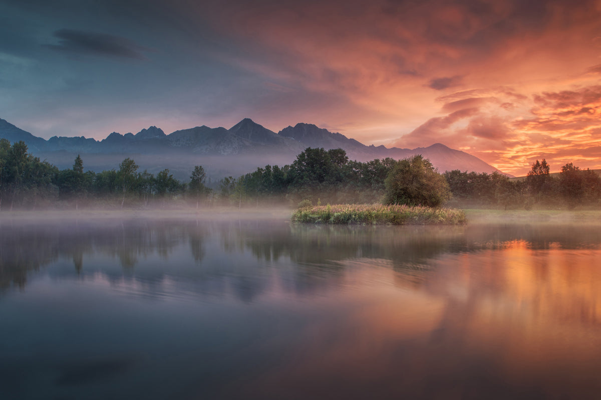 aluminium-print-daybreak-by-the-lake-x