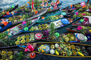 canvas-print-banjarmasin-floating-market