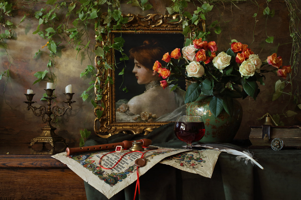 3-piece-acrylic-print-still-life-with-flowers-and-picture