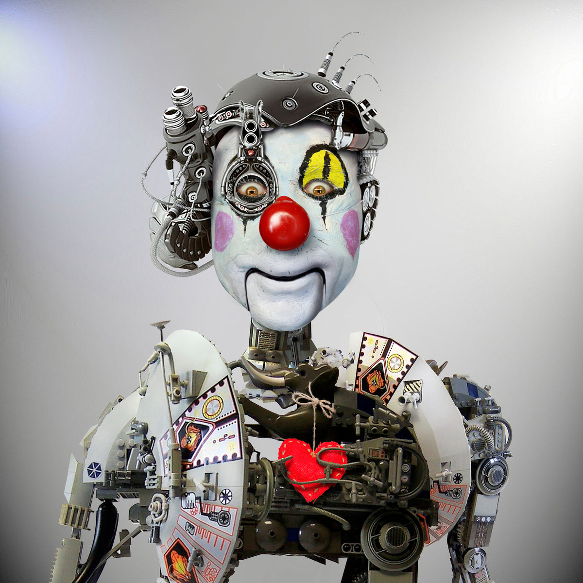 4-piece-canvas-print-electronic-clown