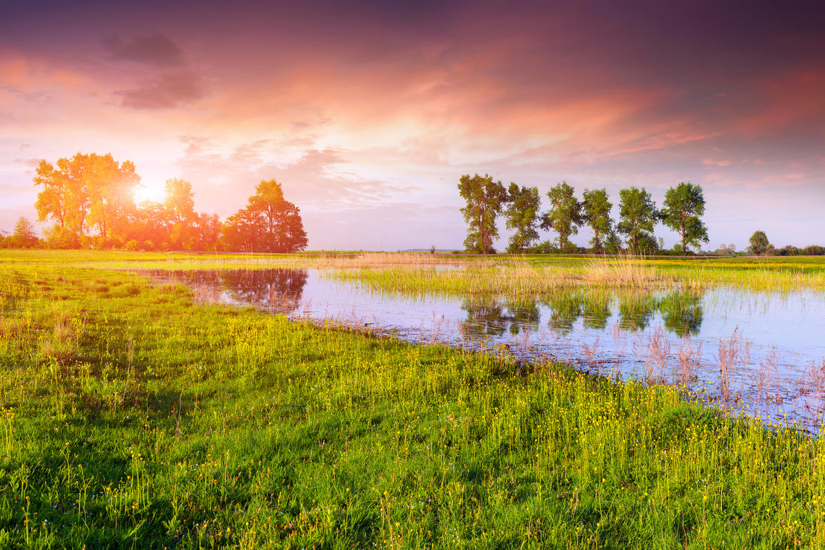 3-piece-canvas-print-sunset-on-lake