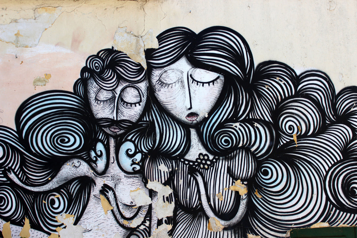 aluminium-print-the-couple-on-the-wall