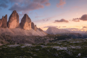 modern-3-piece-acrylic-print-an-evening-in-the-dolomites