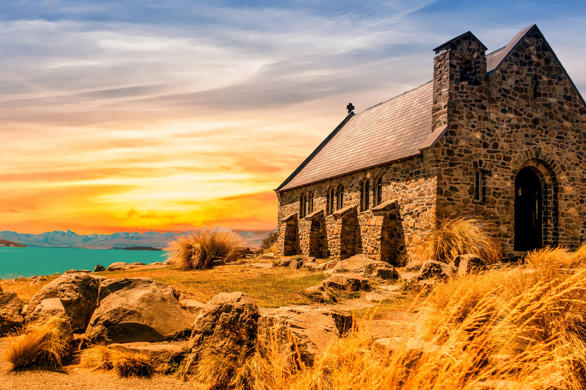 3-piece-aluminium-print-the-little-church