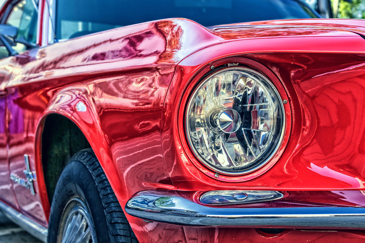 acrylic-print-red-vintage-car