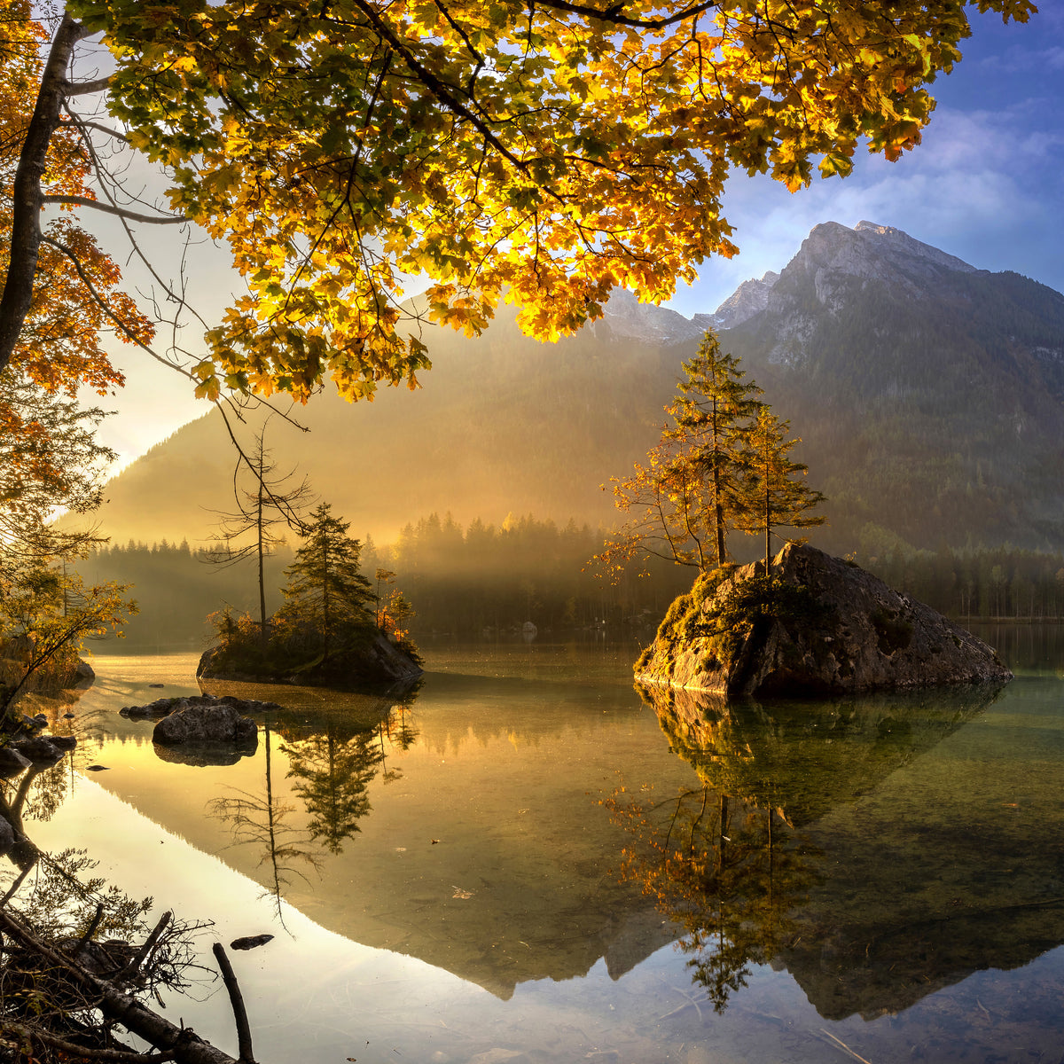 aluminium-print-lake-hintersee-x