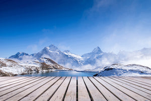 acrylic-print-sundeck-at-the-swiss-mountain-lake