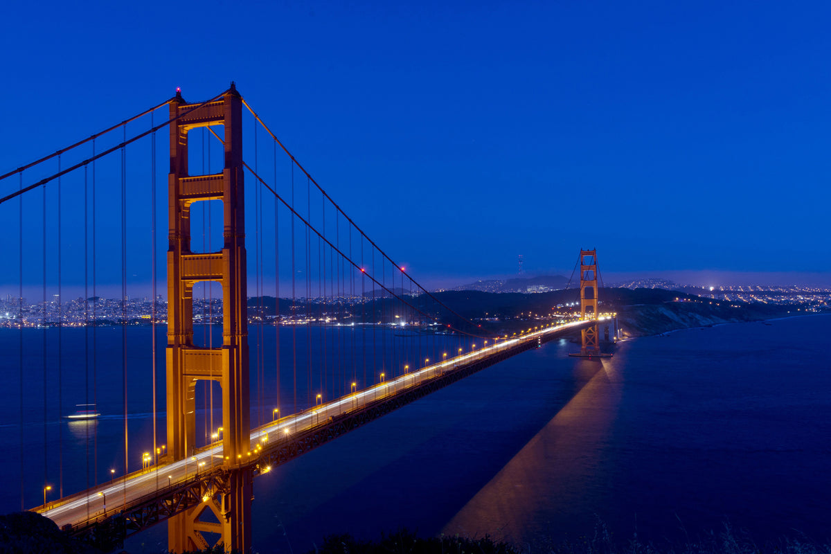 aluminium-print-golden-gate-at-night