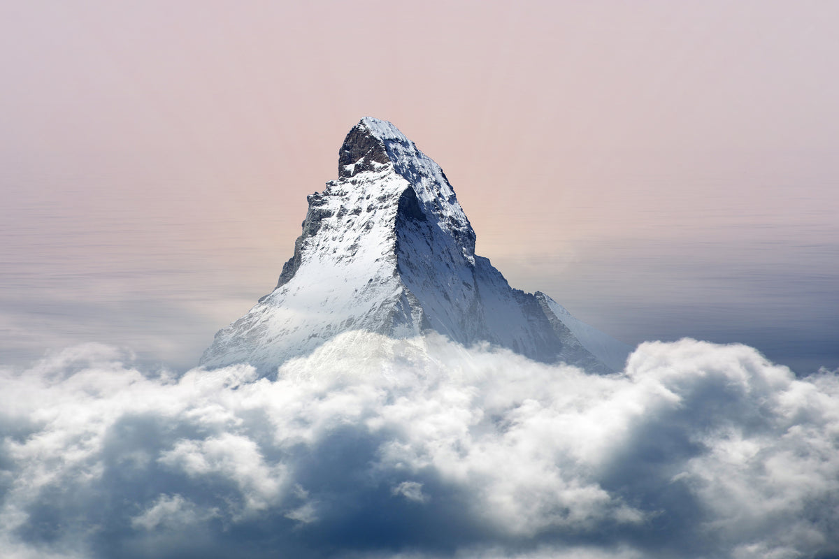 framedposter-print-matterhorn-in-clouds