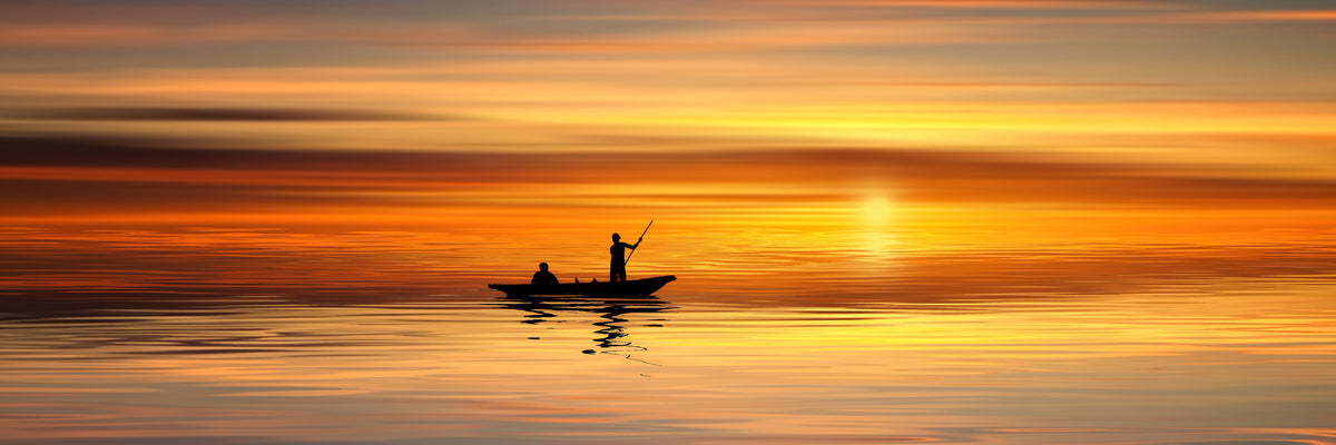 panoramic-3-piece-canvas-print-boat-in-the-golden-light-panorama
