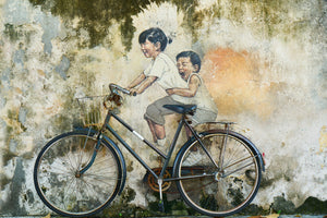 aluminium-print-bicycle-graffiti