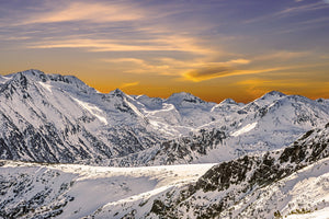 3-piece-aluminium-print-sunset-in-the-mountains