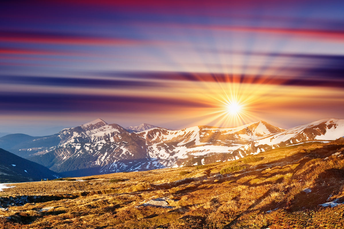 aluminium-print-majestic-sunset