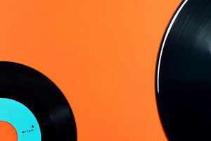 framedposter-print-retro-vinyl-record-motif