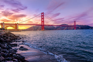 canvas-print-golden-gate-in-the-evening
