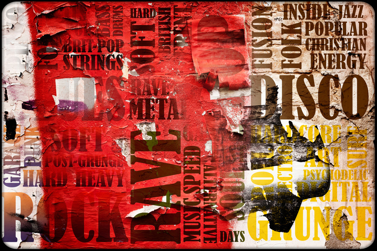 3-piece-canvas-print-music-text-in-grunge-style