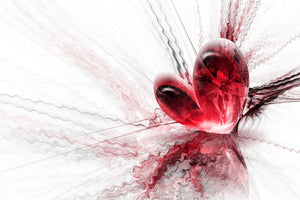 3-piece-aluminium-print-heart-reflection