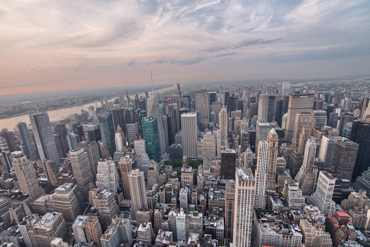 aluminium-print-skyline-view-over-manhattan