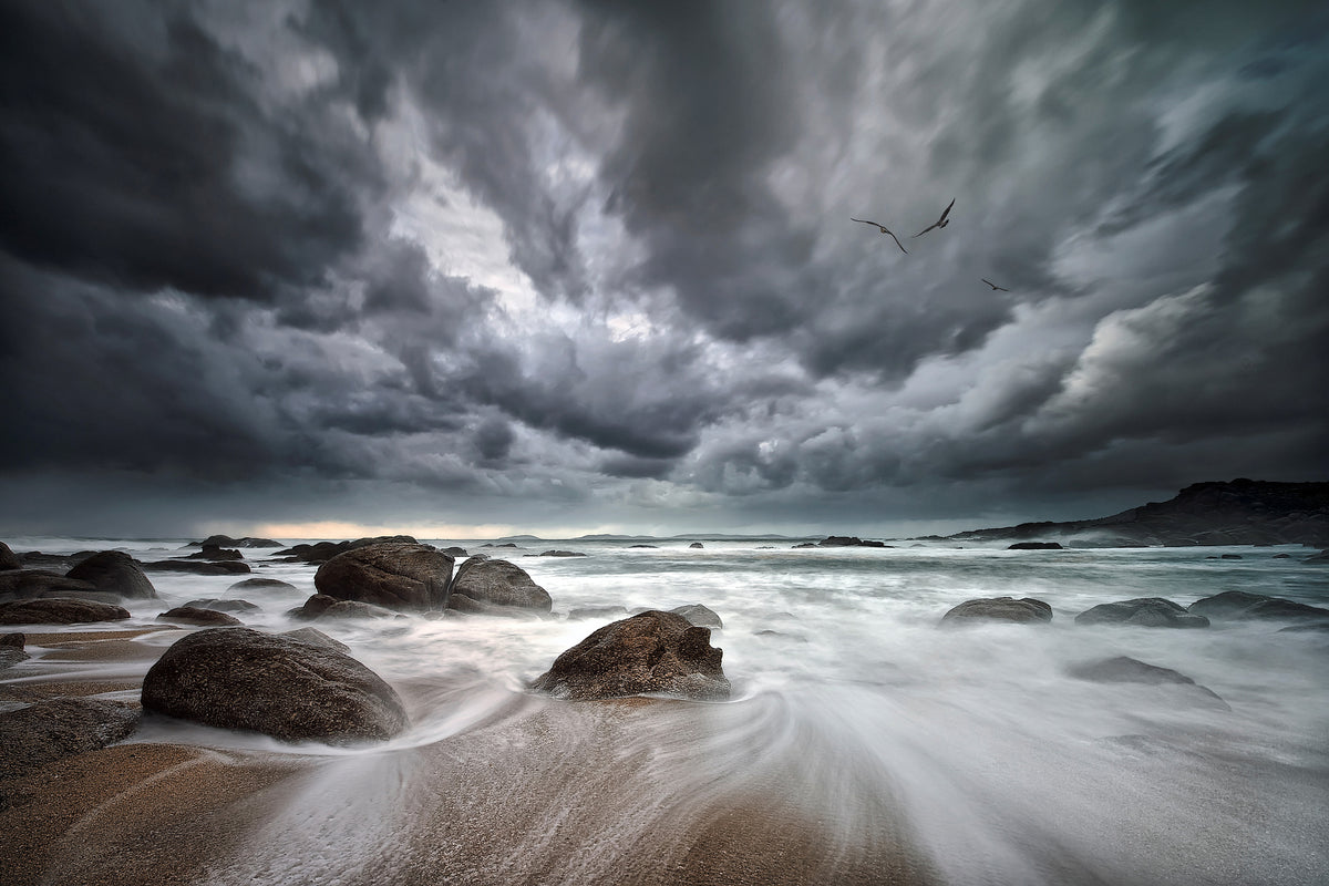 acrylic-print-flight-over-troubled-waters