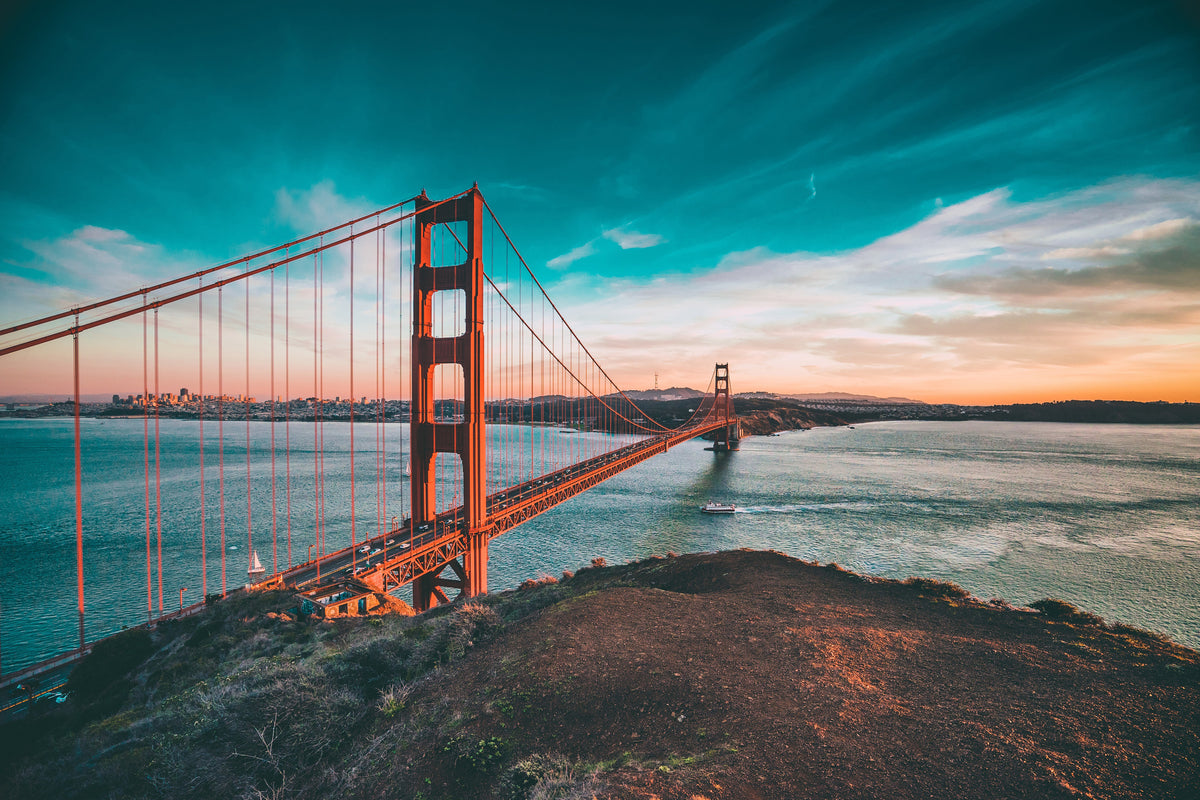 3-piece-aluminium-print-golden-gate-in-the-light