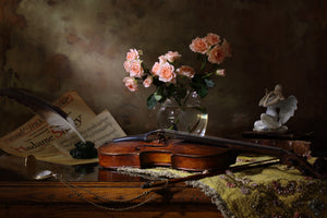 modern-3-piece-acrylic-print-still-life-with-violin-and-roses