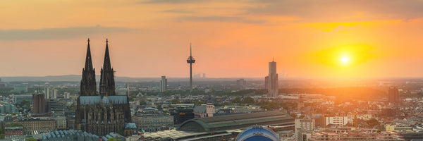 panoramic-3-piece-canvas-print-skyline-cologne-at-sunset-panorama