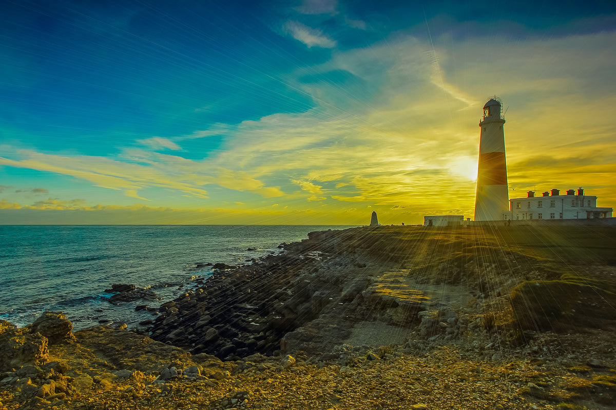 3-piece-aluminium-print-lighthouse-in-portland
