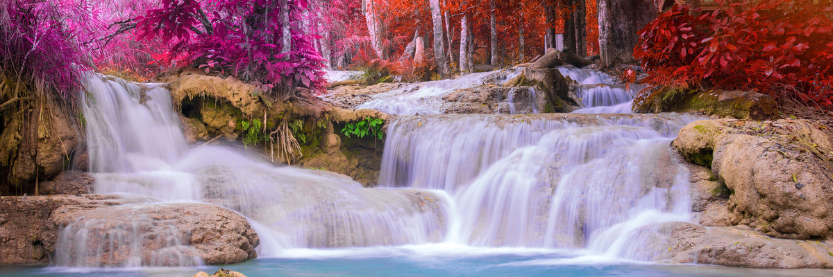 panoramic-aluminium-print-paradisiacal-waterfall-panorama